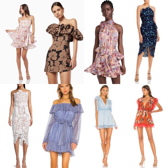 Tularosa | Ari Embroidered Dress | Eyelet Orange Blue - Picture 16 of 17